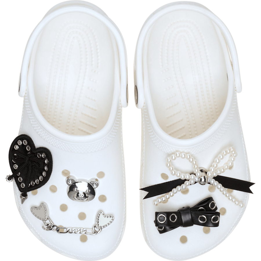 Crocs Value Indie Luxe Silver 5 Pack Jibbitz™ charms