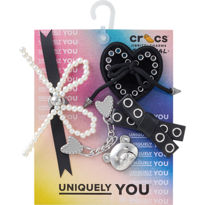 Crocs Value Indie Luxe Silver 5 Pack Jibbitz™ charms