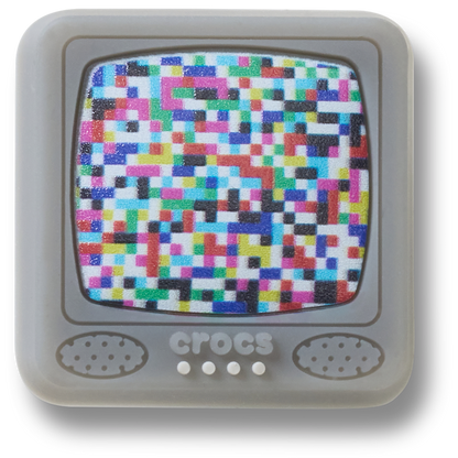 Crocs Great Value Lights Up Pixelated TV Jibbitz™ charms