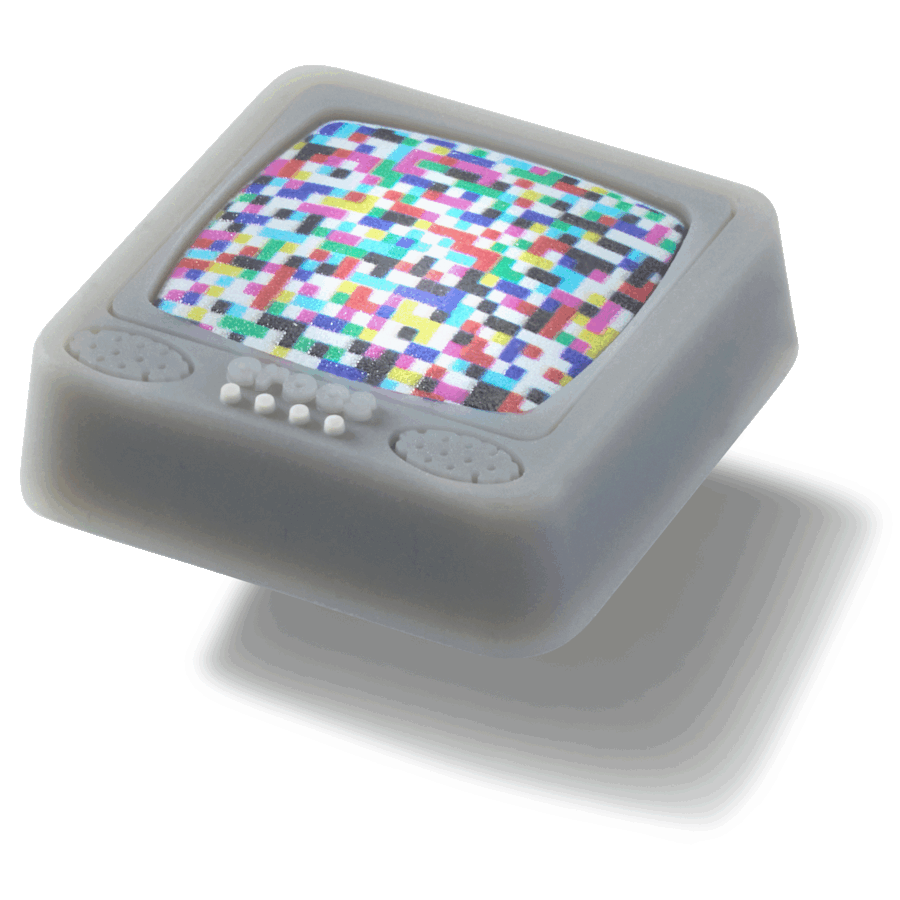 Crocs Great Value Lights Up Pixelated TV Jibbitz™ charms