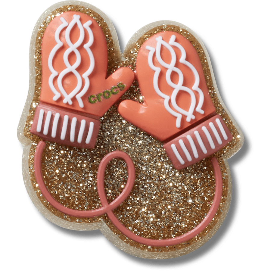 Crocs Special Offer Glitter Pink Mittens Jibbitz™ charms