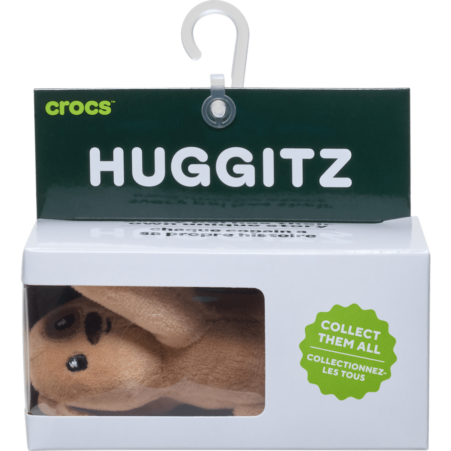 Crocs Premium Huggitz Brown Puppy Jibbitz Shoe Charm