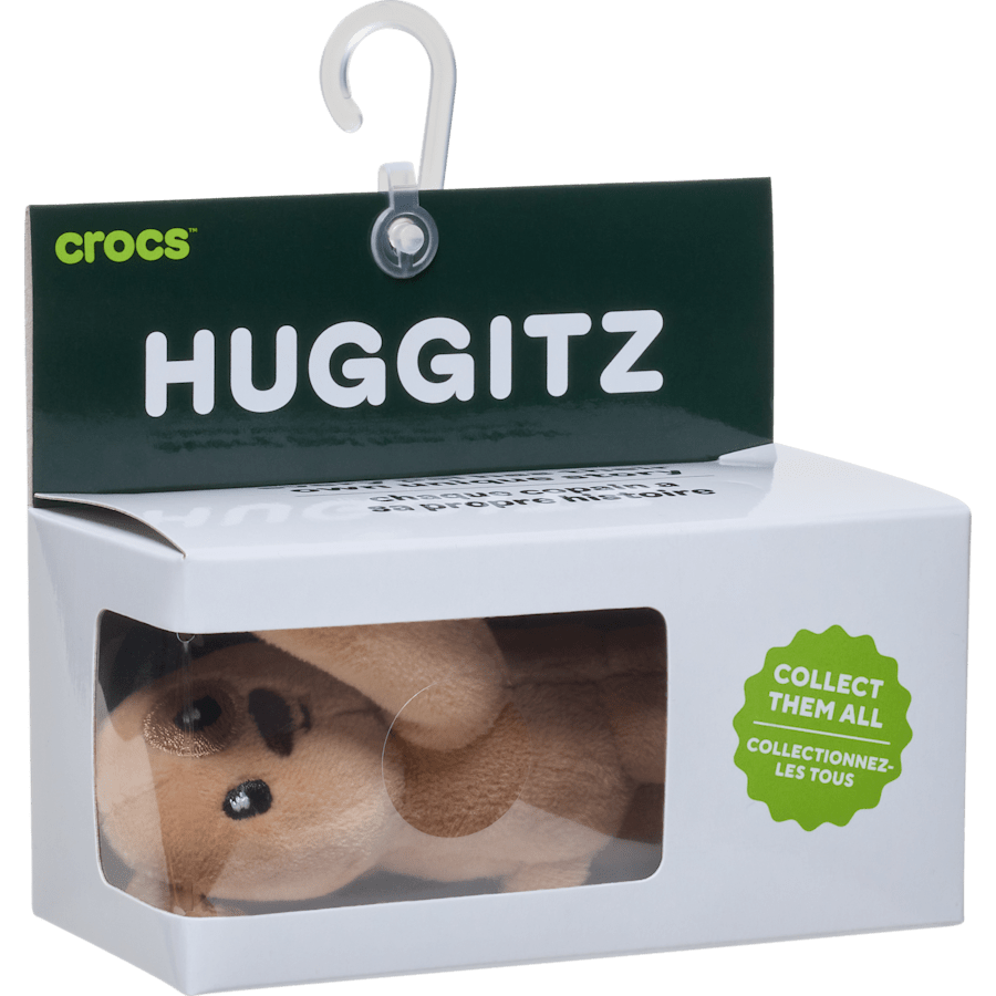 Crocs Premium Huggitz Brown Puppy Jibbitz Shoe Charm