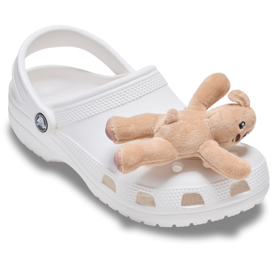 Crocs Premium Huggitz Brown Puppy Jibbitz Shoe Charm