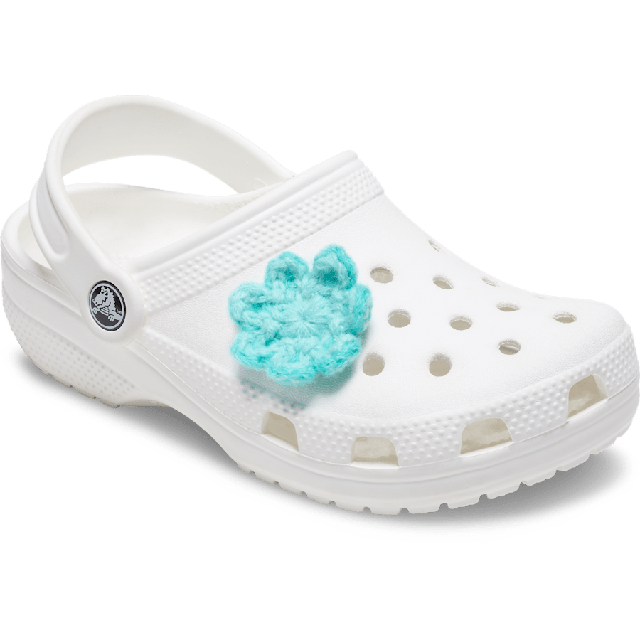 Crocs Quality Crochet Blue Flower Jibbitz™ charms