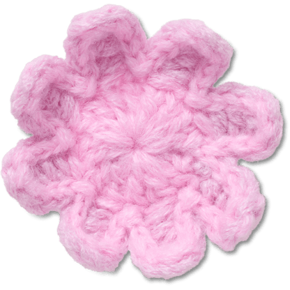 Crocs Discount Crochet Light Pink Flower Jibbitz™ charms
