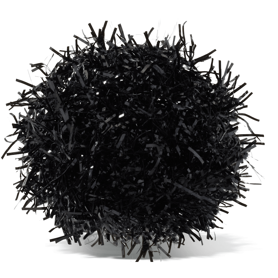Crocs Exclusive Black Tinsel Pom Jibbitz™ charms