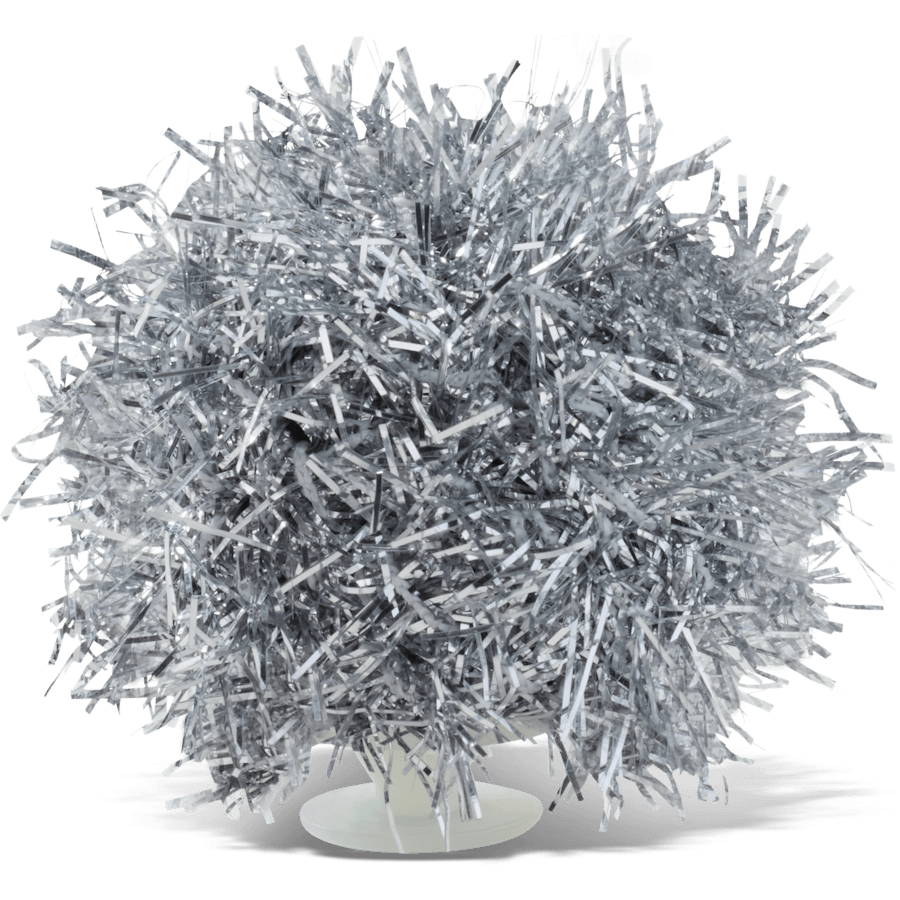 Crocs Quality Silver Tinsel Pom Jibbitz™ charms
