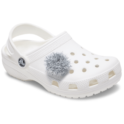 Crocs Quality Silver Tinsel Pom Jibbitz™ charms
