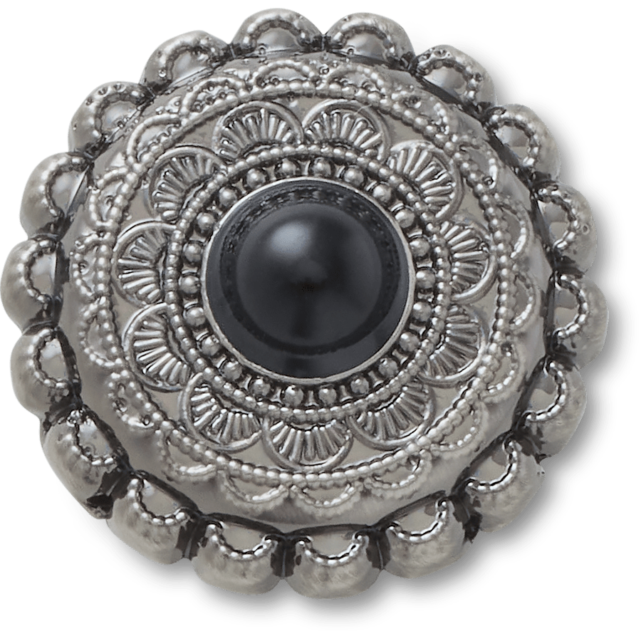 Crocs Deals Silver and Black Emblem Jibbitz™ charms