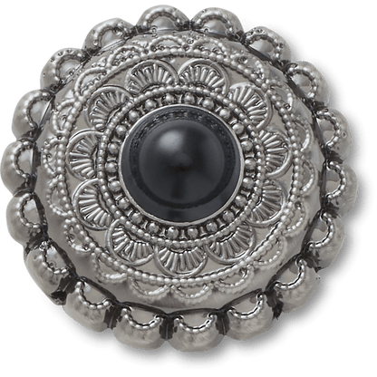 Crocs Deals Silver and Black Emblem Jibbitz™ charms