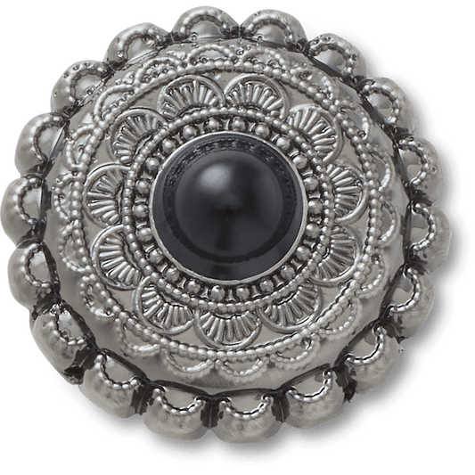 Crocs Deals Silver and Black Emblem Jibbitz™ charms