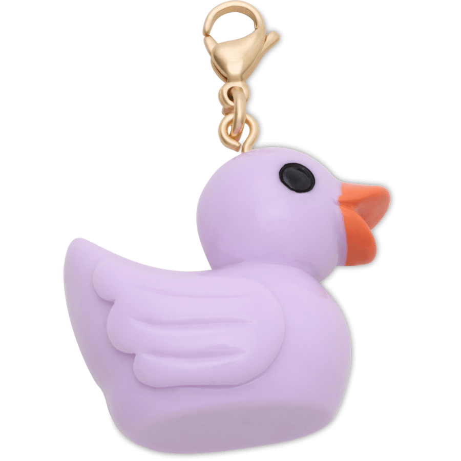 Crocs Deals Purple Rubber Duck Charm Jibbitz Shoe Charm