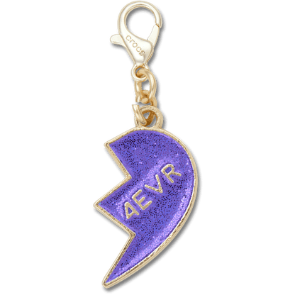 Crocs Best Seller Purple Glitter BFF Charm Right Jibbitz Shoe Charm
