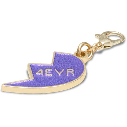 Crocs Best Seller Purple Glitter BFF Charm Right Jibbitz Shoe Charm