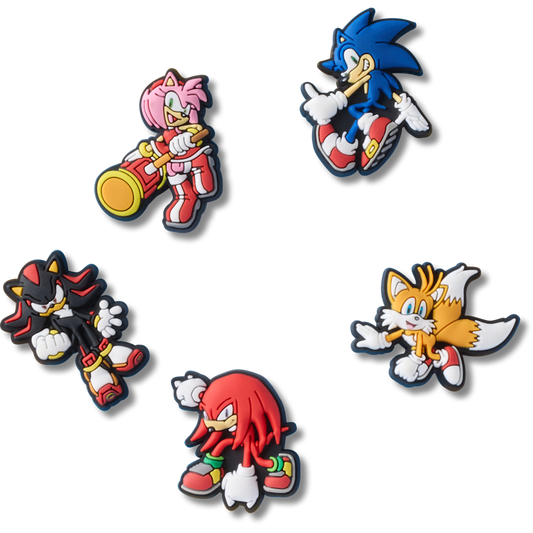 Crocs Recommended Sonic the Hedgehog 5Pck Jibbitz™ charms