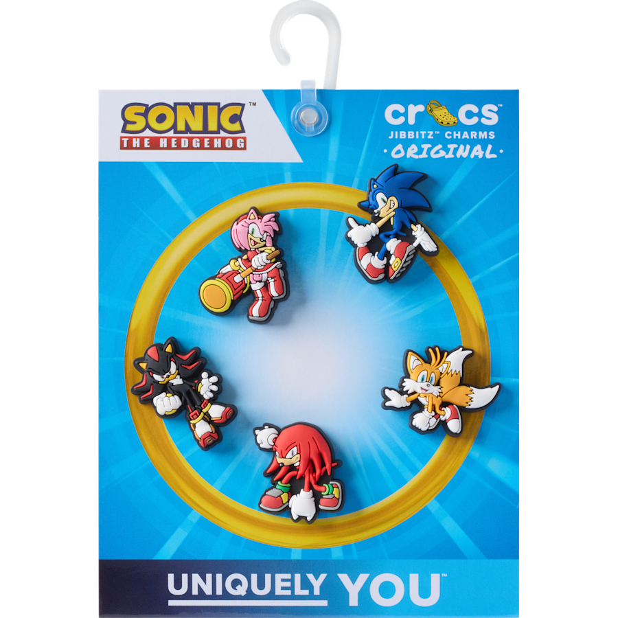 Crocs Recommended Sonic the Hedgehog 5Pck Jibbitz™ charms