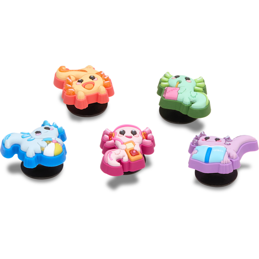 Crocs Recommended Tiny Axolotls 5 Pack Jibbitz™ charms