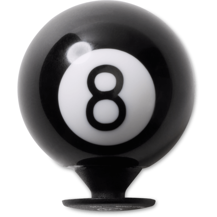 Crocs Trending 3D Pool Eight Ball Jibbitz™ charms
