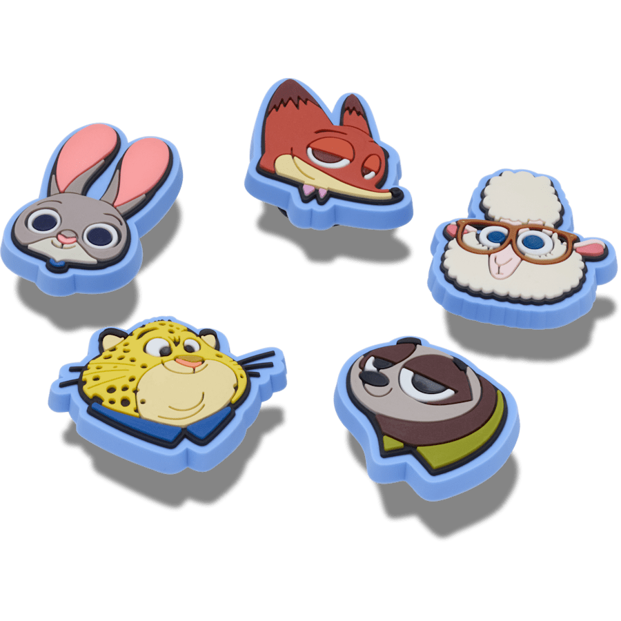 Crocs Special Offer b'Disney Zootopia 2 5 Pack Jibbitz Shoe Charm'