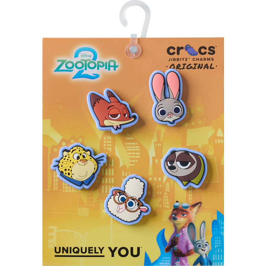 Crocs Special Offer b'Disney Zootopia 2 5 Pack Jibbitz Shoe Charm'
