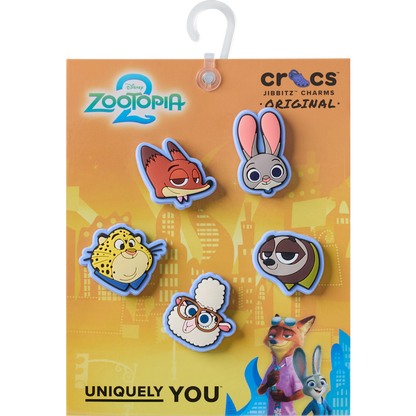 Crocs Special Offer b'Disney Zootopia 2 5 Pack Jibbitz Shoe Charm'