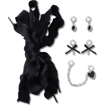 Crocs Classic Laces and Dainty Bow Charm Kit Jibbitz Shoe Charm