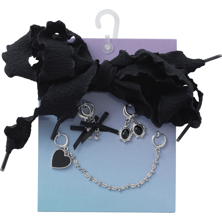 Crocs Classic Laces and Dainty Bow Charm Kit Jibbitz Shoe Charm