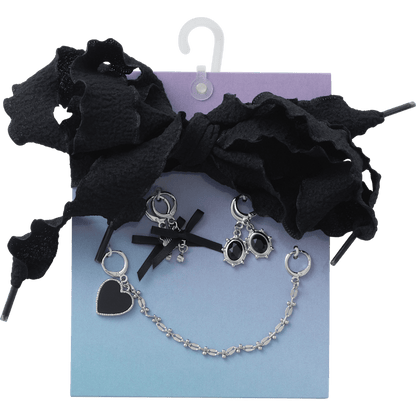 Crocs Classic Laces and Dainty Bow Charm Kit Jibbitz Shoe Charm