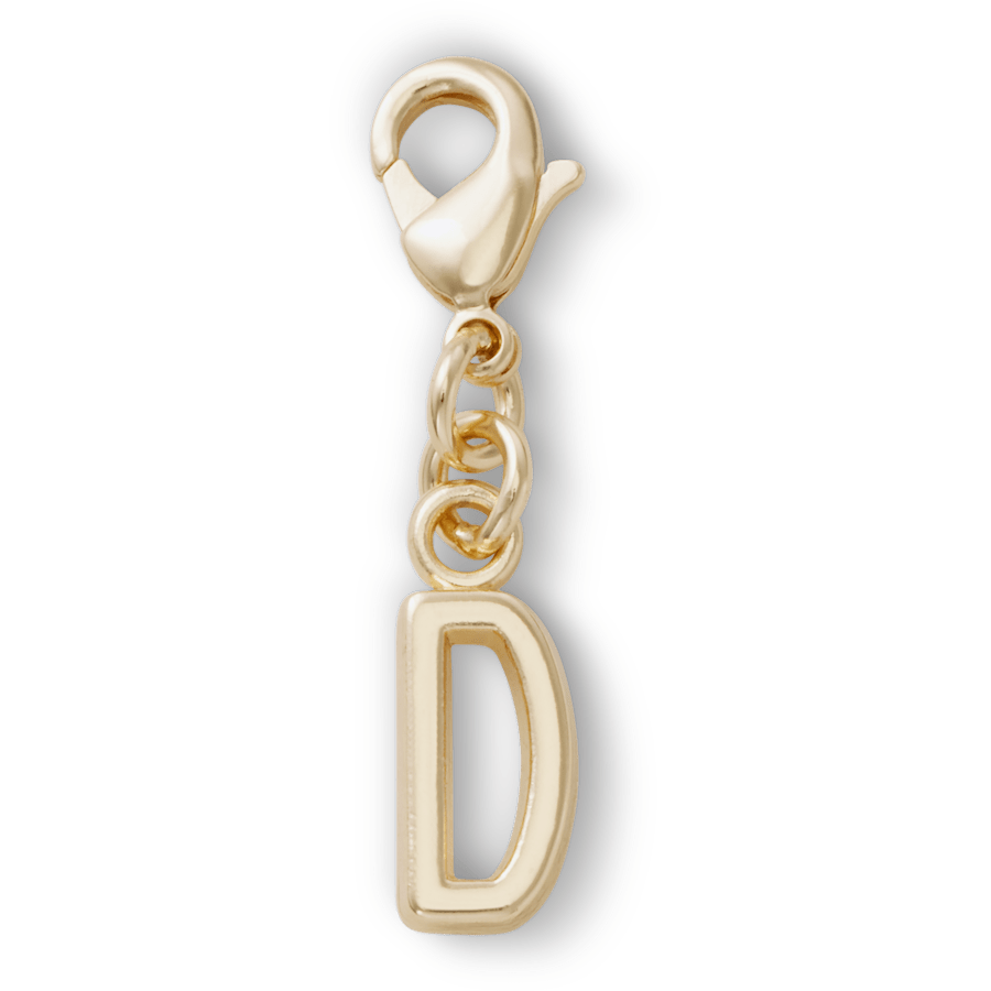 Crocs Special Offer Gold Letter D Charm Jibbitz™ charms