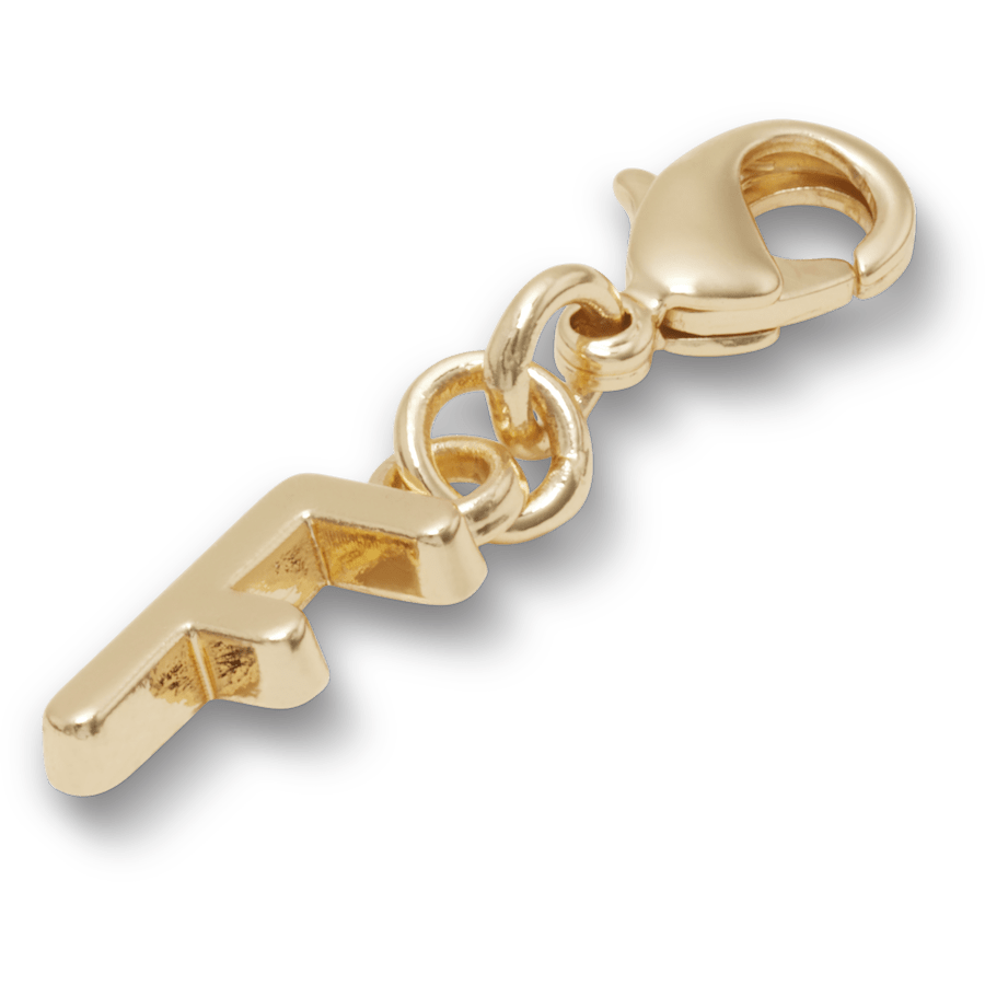 Crocs Smart Buy Gold Letter F Charm Jibbitz™ charms