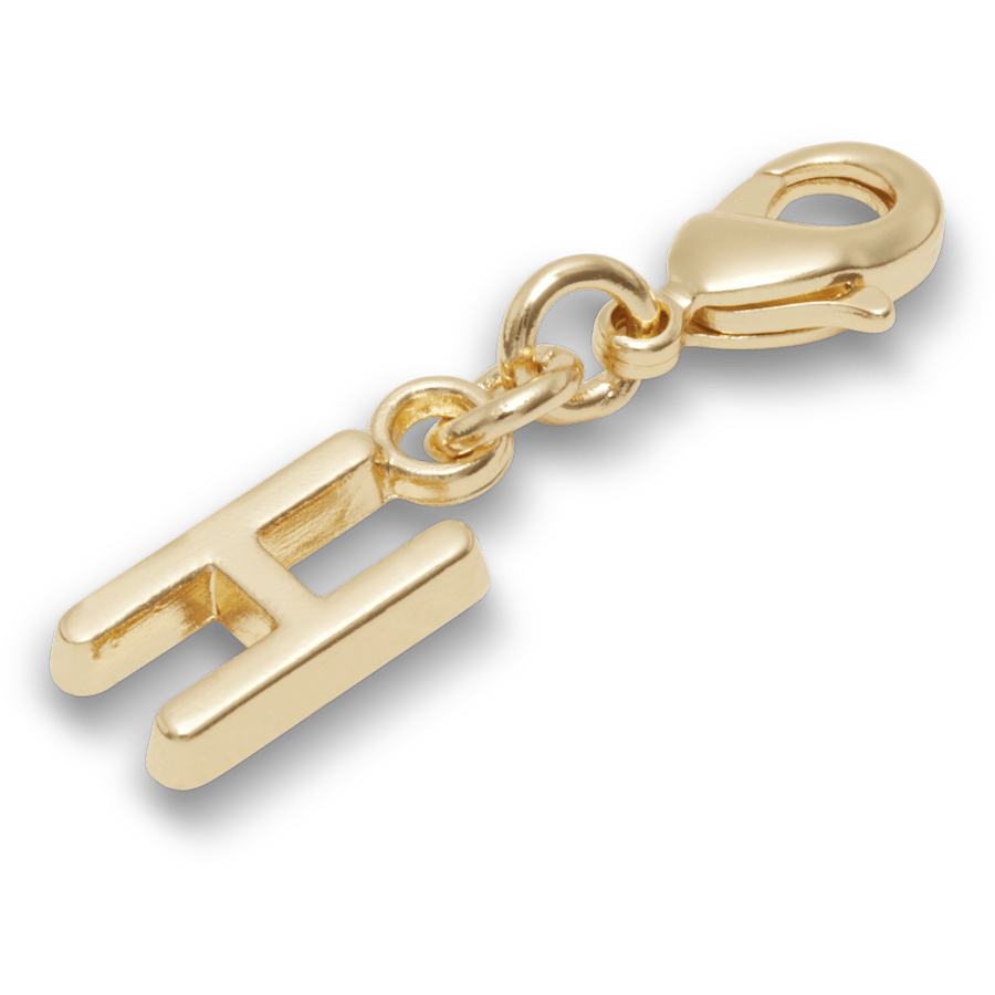 Crocs Premium Gold Letter H Charm Jibbitz™ charms