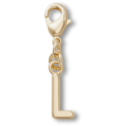 Crocs Trending Gold Letter L Charm Jibbitz™ charms