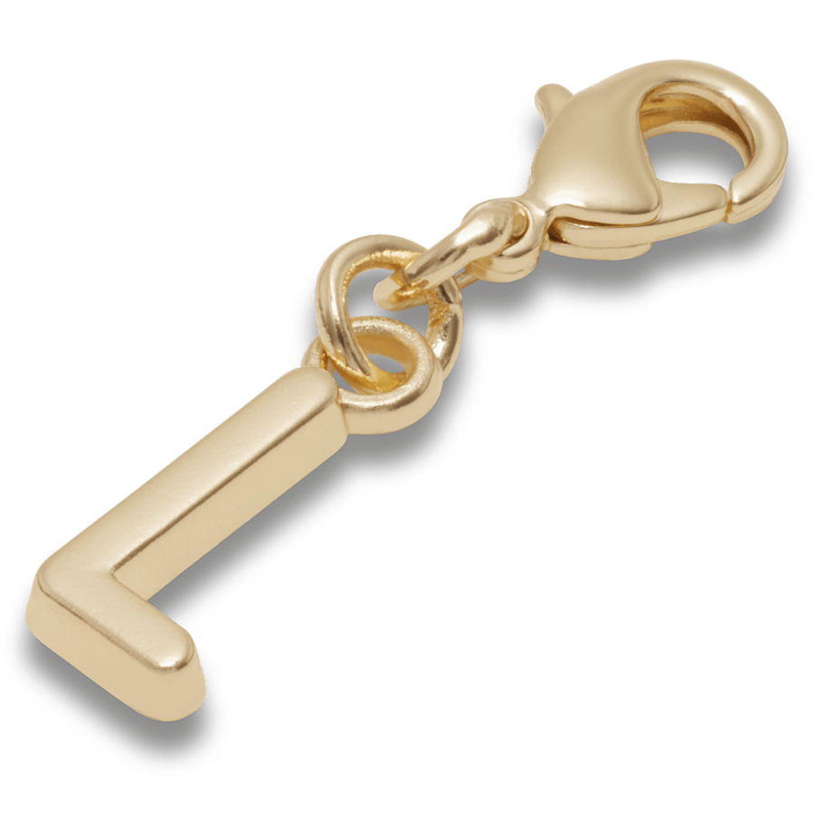 Crocs Trending Gold Letter L Charm Jibbitz™ charms