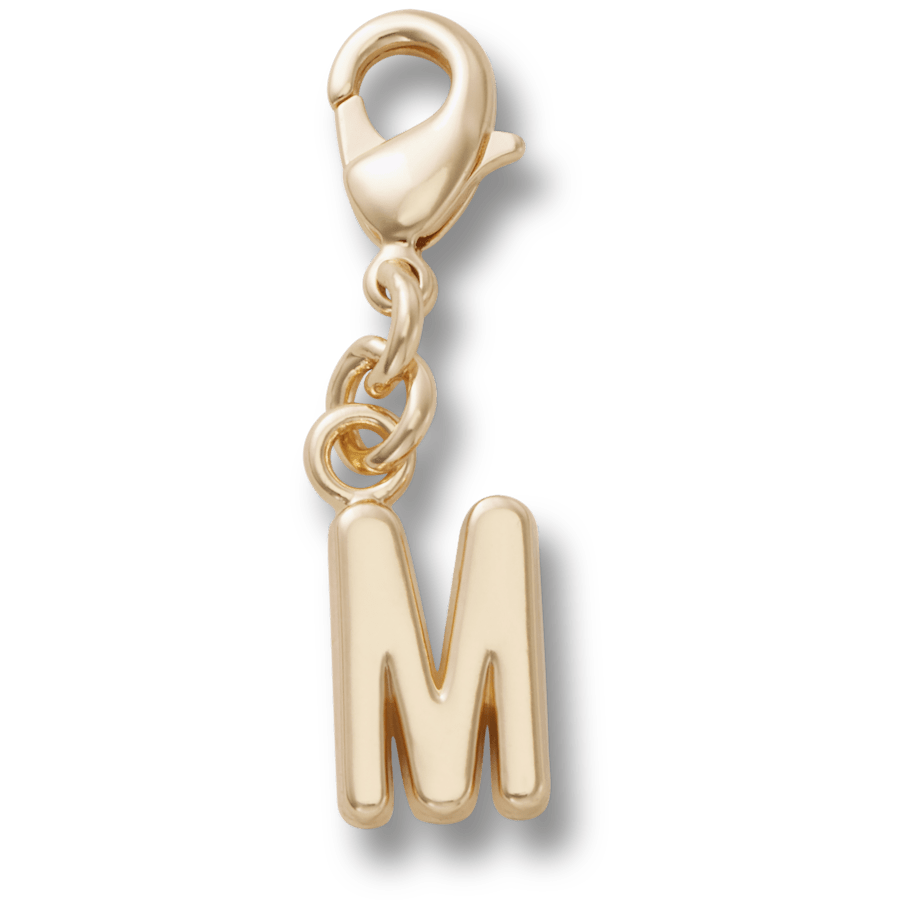 Crocs Exclusive Gold Letter M Charm Jibbitz™ charms