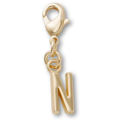 Crocs Trending Gold Letter N Charm Jibbitz™ charms