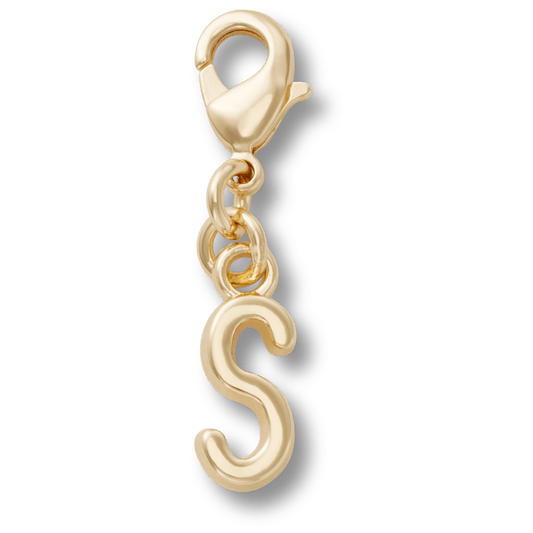 Crocs Exclusive Gold Letter S Charm Jibbitz™ charms
