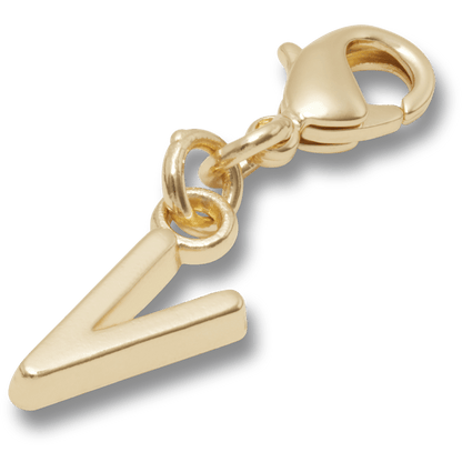 Crocs Best Seller Gold Letter V Charm Jibbitz™ charms