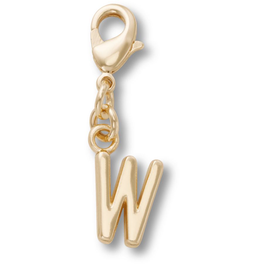 Crocs Trusted Gold Letter W Charm Jibbitz™ charms