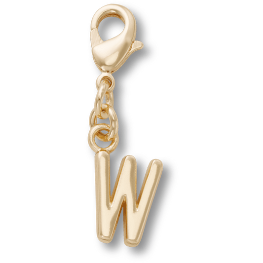 Crocs Trusted Gold Letter W Charm Jibbitz™ charms