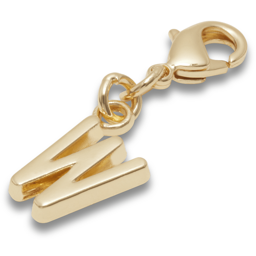 Crocs Trusted Gold Letter W Charm Jibbitz™ charms