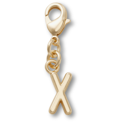 Crocs Top Pick Gold Letter X Charm Jibbitz™ charms