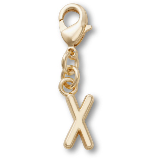 Crocs Top Pick Gold Letter X Charm Jibbitz™ charms