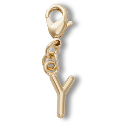 Crocs Hot Sale Gold Letter Y Charm Jibbitz™ charms
