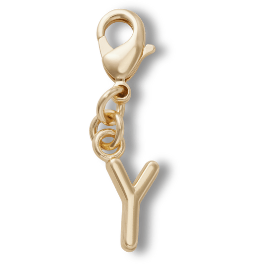 Crocs Hot Sale Gold Letter Y Charm Jibbitz™ charms