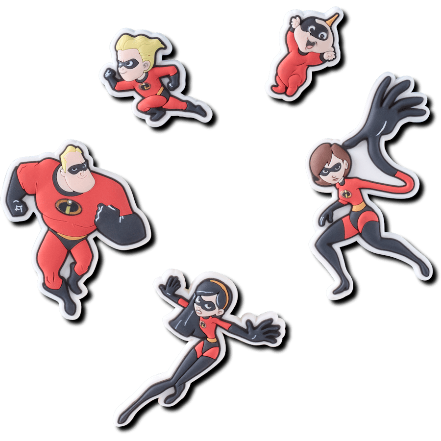 Crocs Signature Pixar Incredibles 5 Pack Jibbitz charm