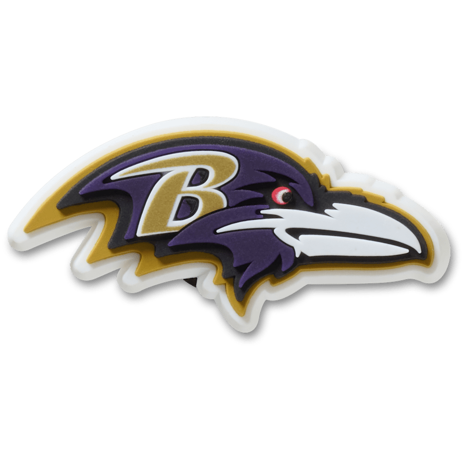 Crocs Signature NFL Baltimore Ravens Logo Jibbitz™ charms