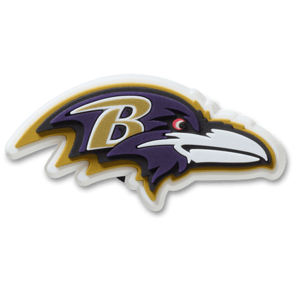 Crocs Signature NFL Baltimore Ravens Logo Jibbitz™ charms