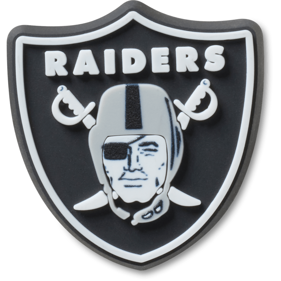 Crocs Signature NFL Las Vegas Raiders Logo Jibbitz™ charms