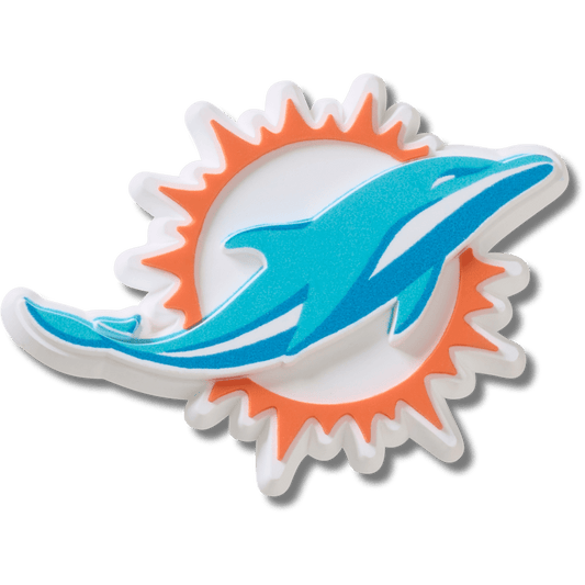 Crocs Trusted NFL Miami Dolphins Logo Jibbitz™ charms